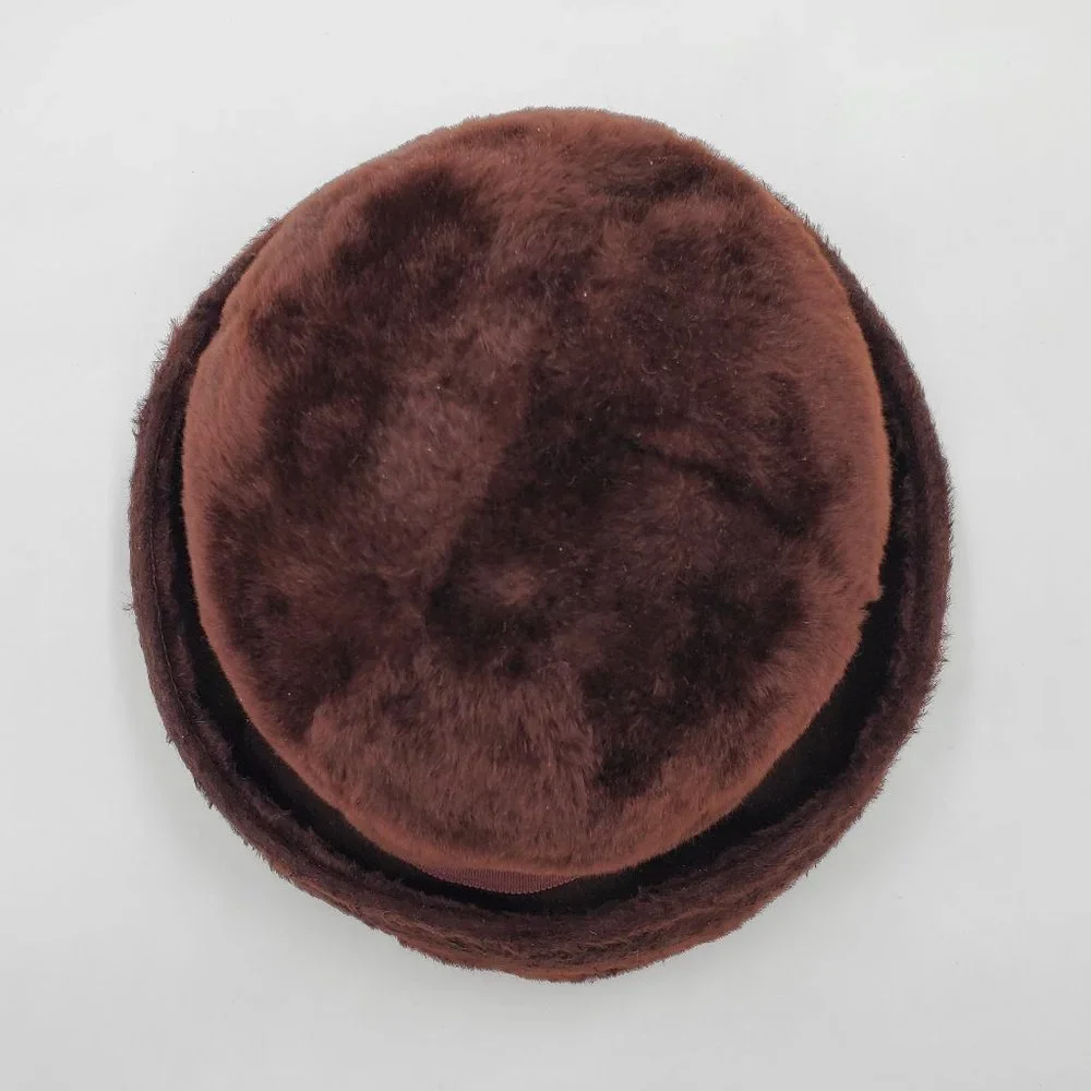 Amy New York Faux Fur & Wool Cloche